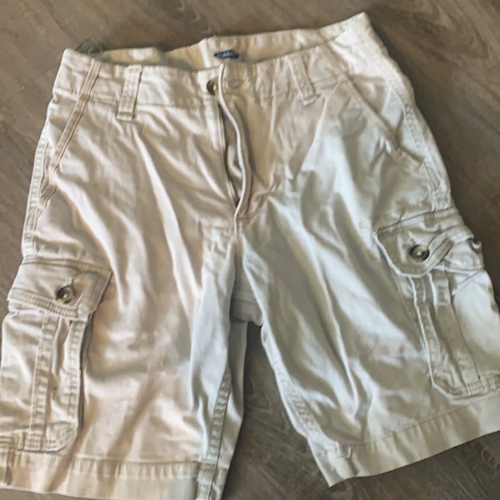Cargo shorts.